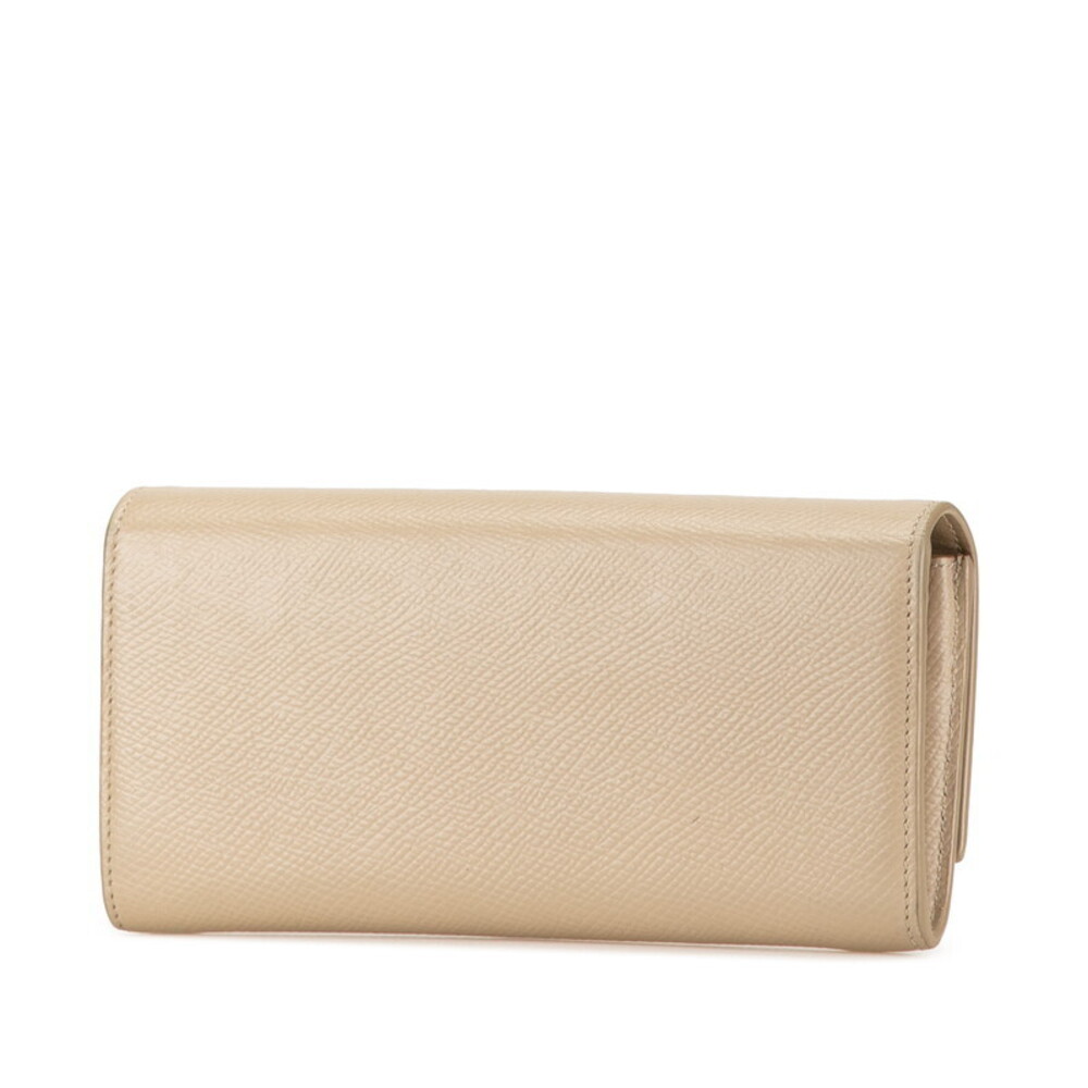 Celine Leather Beige Wallet Flap - Picture 1 of 8